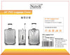 NAXOS PVC Luggage Cover 0.2mm - Clear x 3sizes