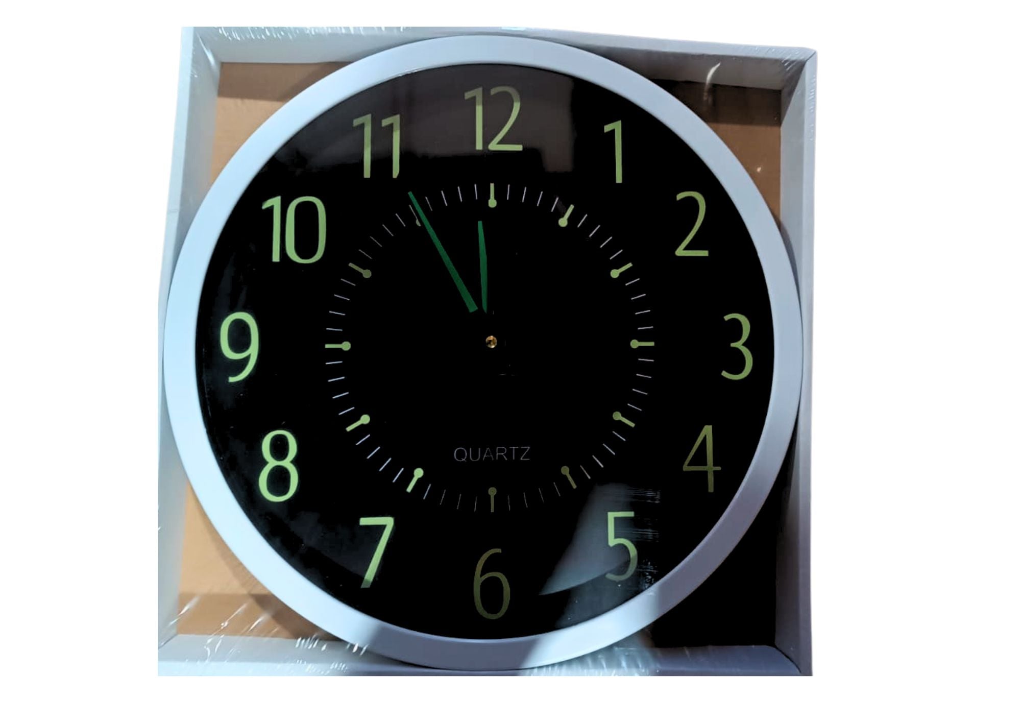 Round Wall Clock with light 30cm