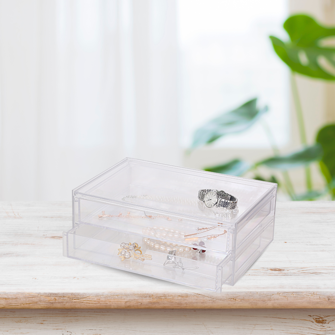 PS 2-Layer Organizer Drawer - Large 25.5(L)x17(W)x9.7(H)cm