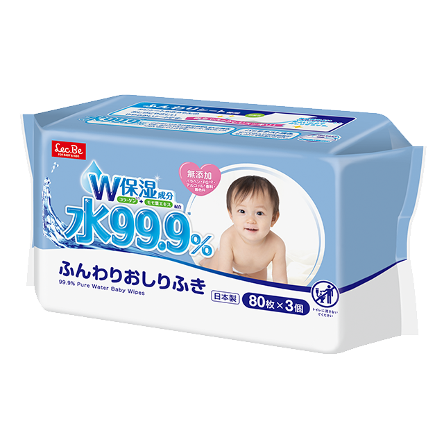 LEC.Be 99.9% Soft Baby Wipes 3x80sheet 655g – JAPAN HOME SINGAPORE LEC.Be 99.9% Soft Baby Wipes 3x80sheet 655g – JAPAN HOME SINGAPORE