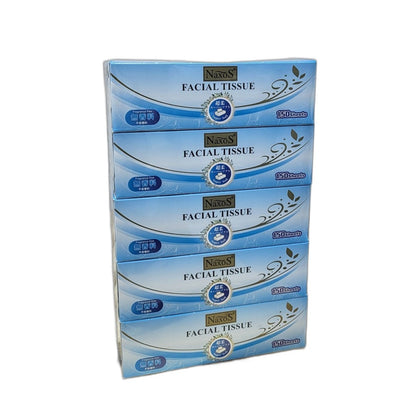 (BUNDLE OF 2)  NAXOS 2ply Box Facial Tissue|  150sheets x 5 Boxes