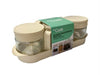 ezCook Glass Seasoning Jar Seat Of 3 - JHC1918
