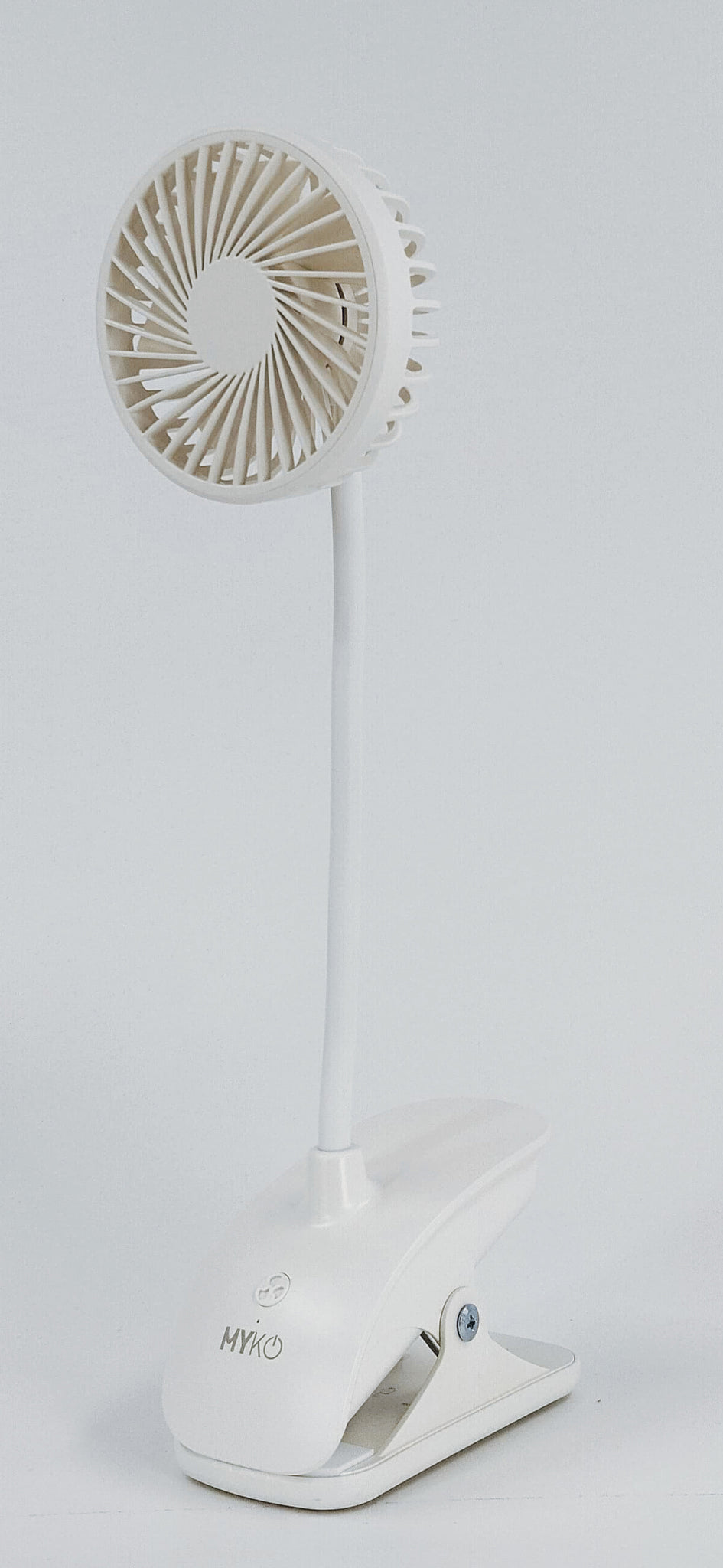 MYKO USB Clip Fan 1200mAh White #MYKO_UF003WH