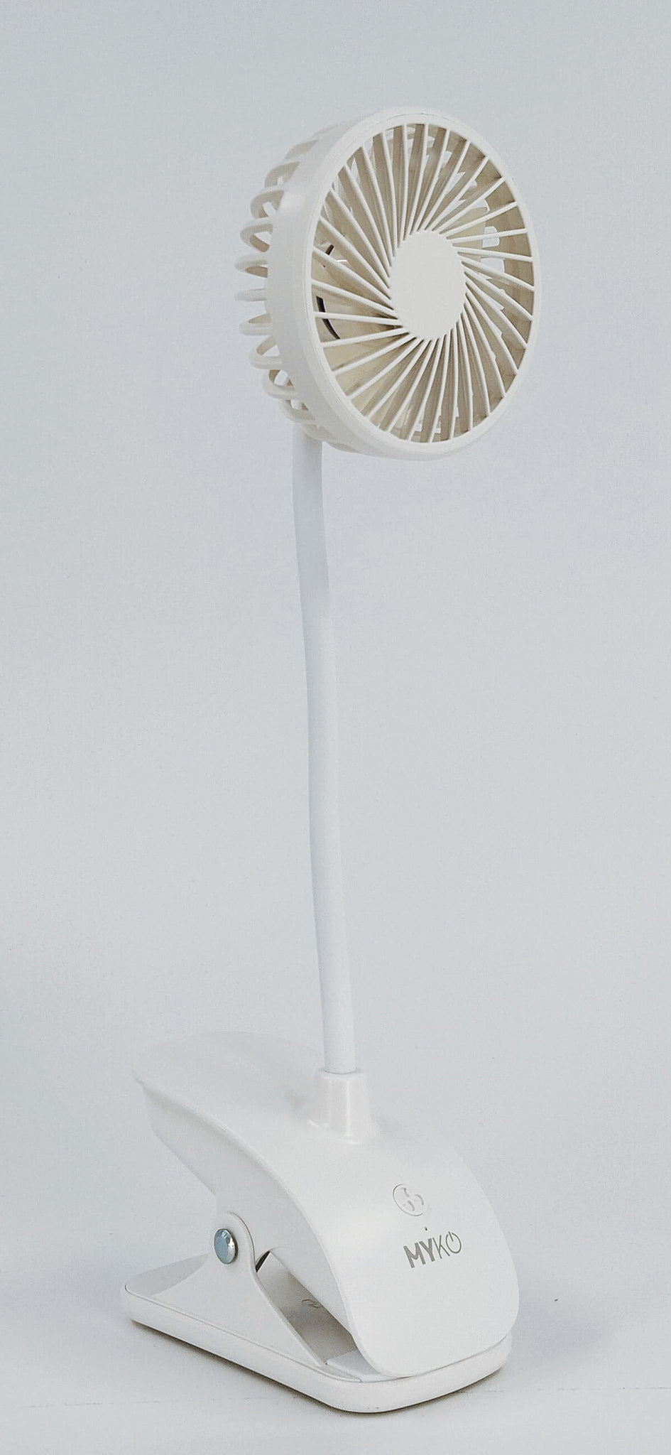 MYKO USB Clip Fan 1200mAh White #MYKO_UF003WH