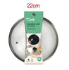 ezCook Glass Lid 16/18/20/22/24.26/28/30/32 cm