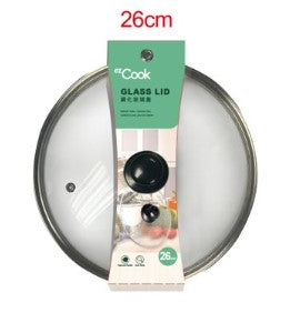 ezCook Glass Lid 16/18/20/22/24.26/28/30/32 cm