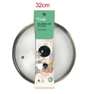 ezCook Glass Lid 16/18/20/22/24.26/28/30/32 cm