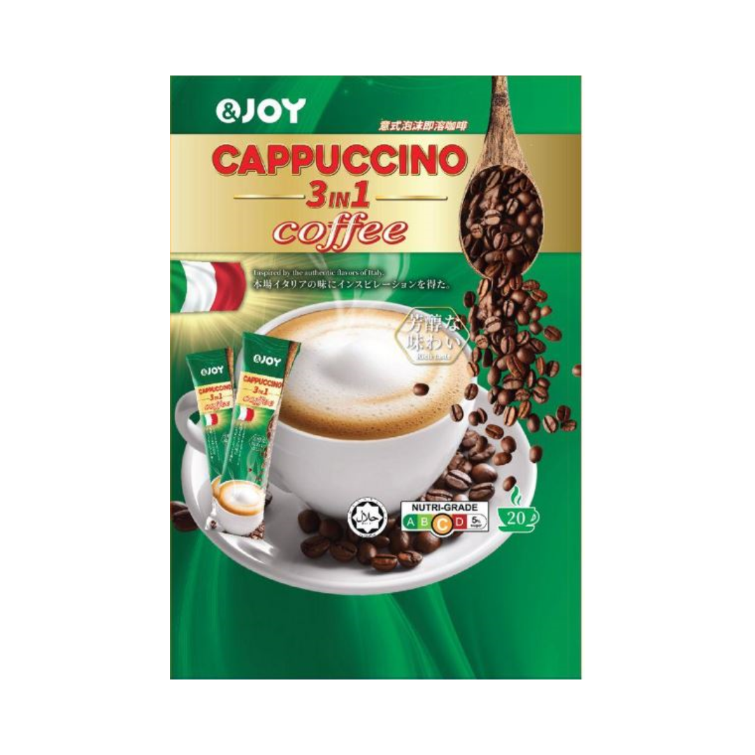 &JOY 3 In 1 Instant Coffee - Classic / Cappucino