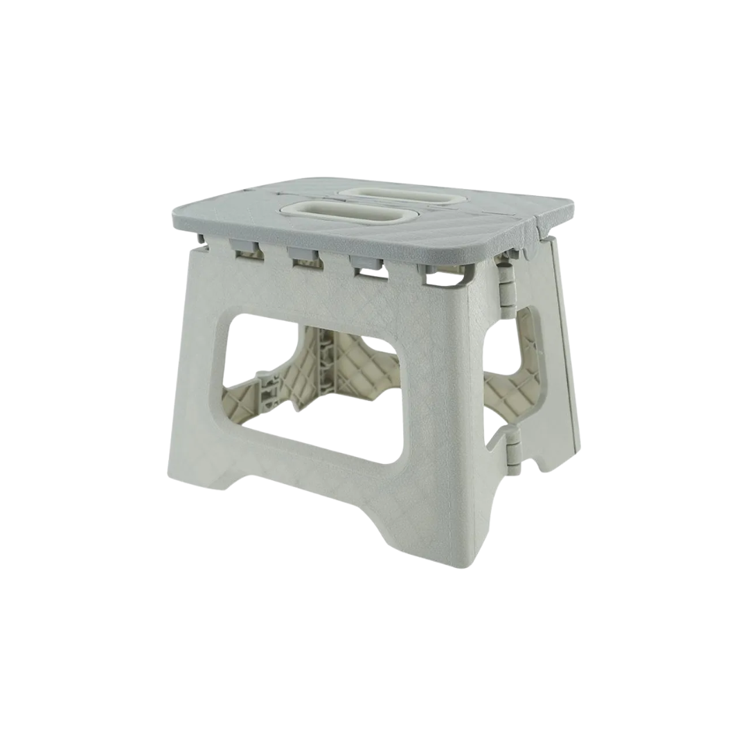 Portable Folding Stool - Silver – JAPAN HOME SINGAPORE