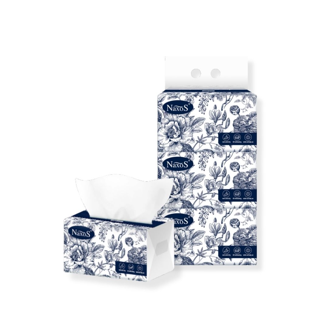 NAXOS 4-Ply Soft Pack Facial Tissue 3s x105 Sheets – JAPAN HOME