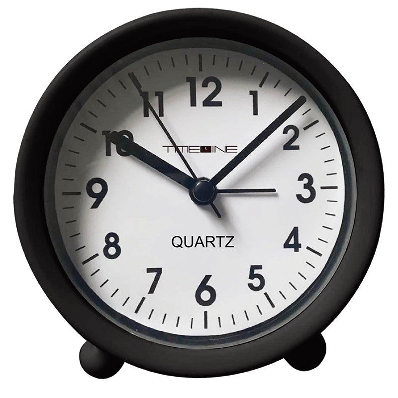 Timeline Table Alarm Clock Grey/Black 9.4x4x9.5cm – JAPAN HOME