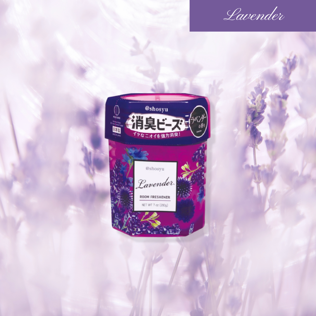 Kokubo Shosyu Deodorizer Beads Room Freshener 200g - Aqua Soap / Lavender / Fresh Lemon / Osmanthus / Charcoal