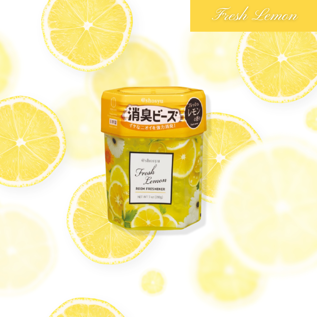 Kokubo Shosyu Deodorizer Beads Room Freshener 200g - Aqua Soap / Lavender / Fresh Lemon / Osmanthus / Charcoal