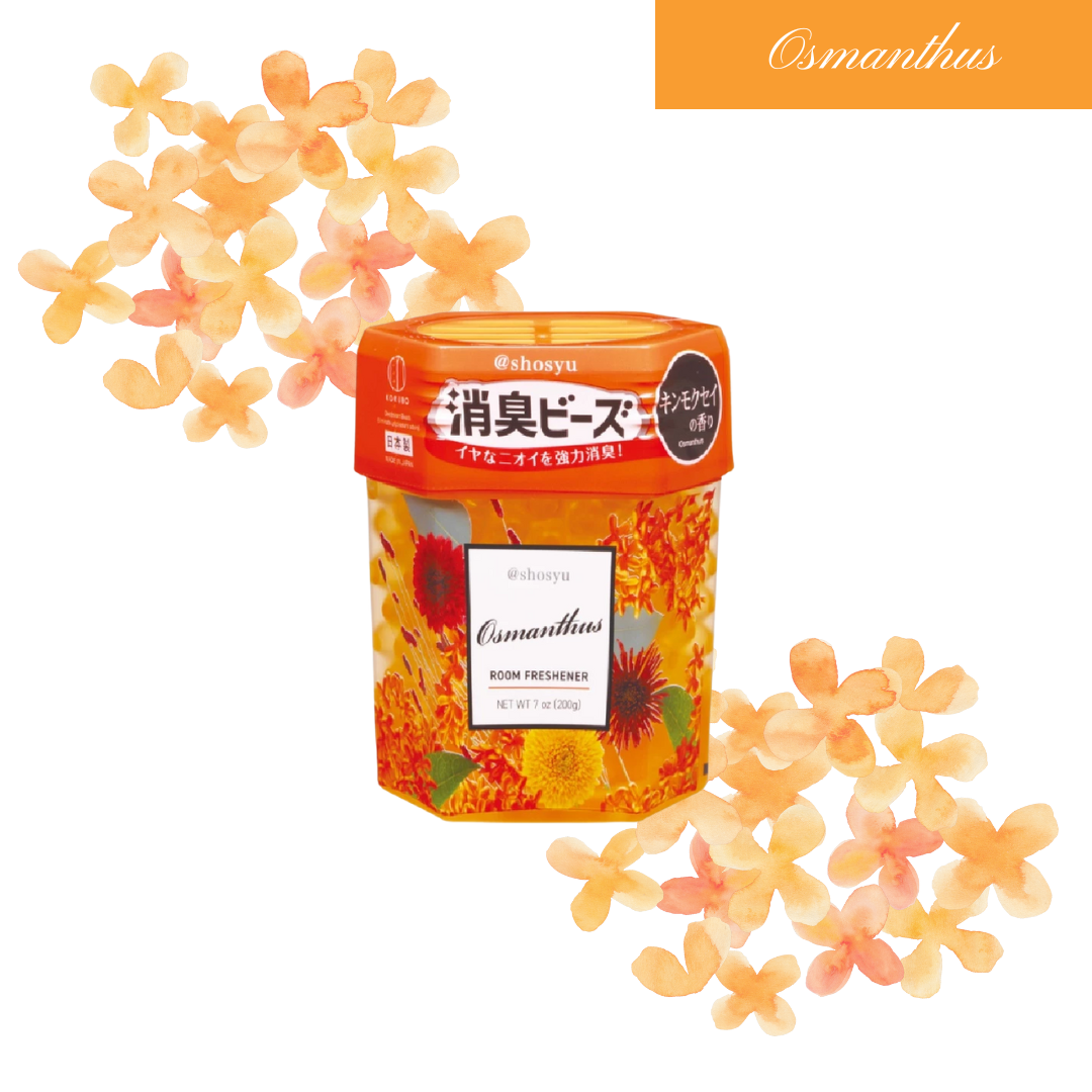 Kokubo Shosyu Deodorizer Beads Room Freshener 200g - Aqua Soap / Lavender / Fresh Lemon / Osmanthus / Charcoal