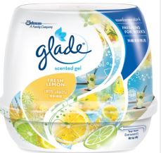 GLADE Scented Gel*180gx12 Fresh Lemon (Bundle of 2)