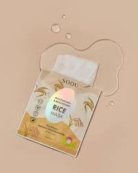 SOQU Moisturizing & Brightening Rice Face Mask 5s
