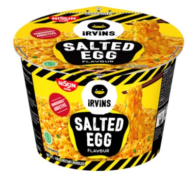 NISSIN Irvins Salted Egg Bowl 100g - Original/Spicy