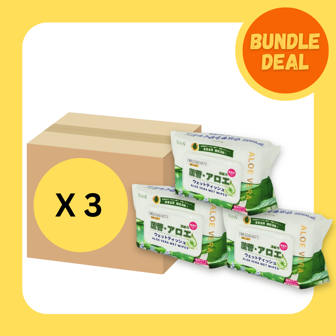 衛生日用品 summer NEW! NAXOS Aloe Vera Wet Wipes 80s – JAPAN HOME SINGAPORE