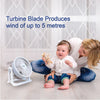 White PowerPac iFan 8 Inch Turbo Fan lifestyle image