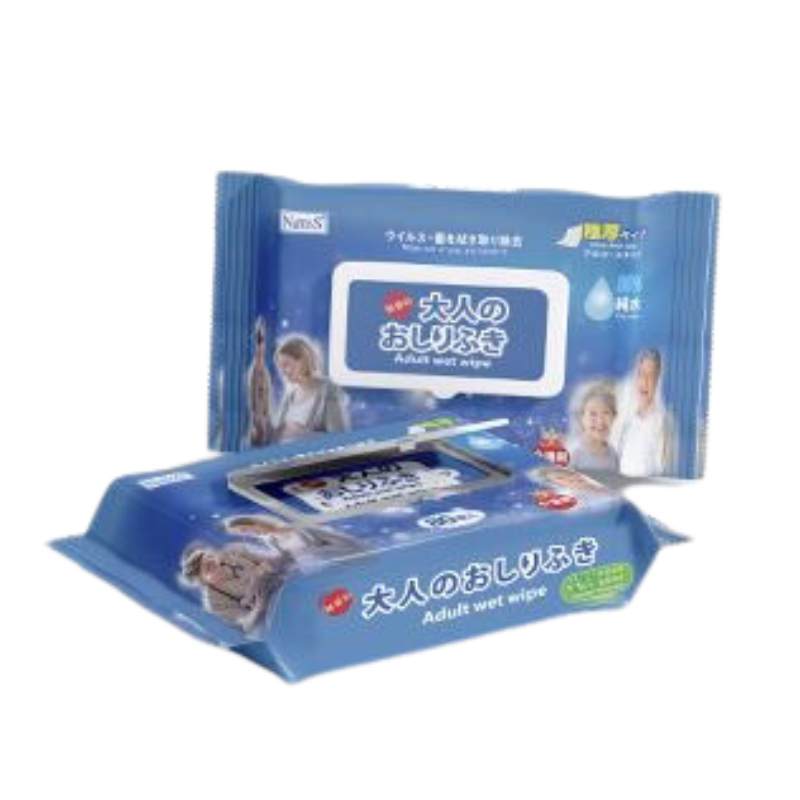 NAXOS Adult Wet Wipes 80s BUNDLE OF 12 PACKS JAPAN HOME SINGAPORE