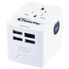PowerPac Multi Travel Adapter W/4XUSB Charger TypeC USB