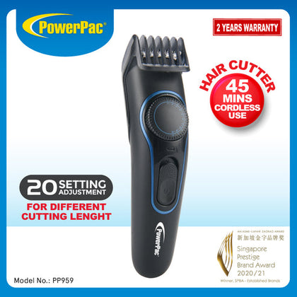 POWERPAC USB Rechargeable Hair Cutter PP959