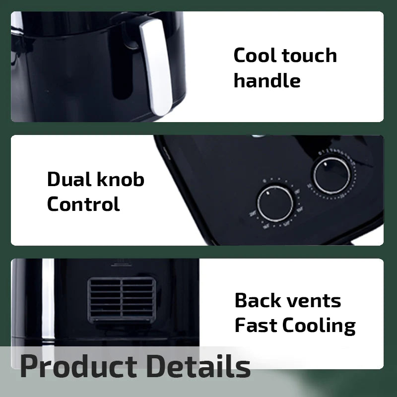 PowerPac Air Fryer XXL (8L) PPAF676