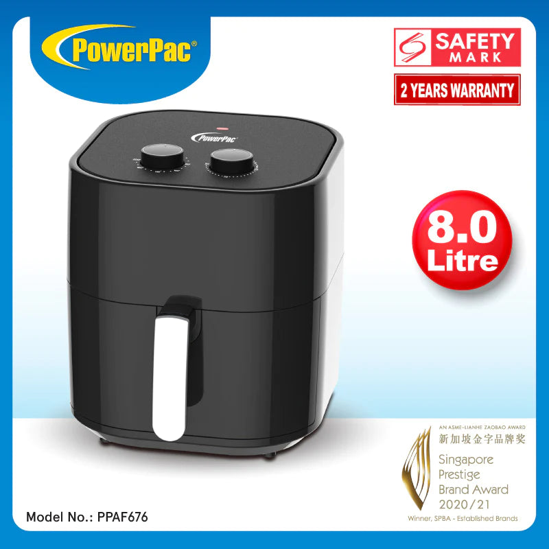 PowerPac Air Fryer XXL (8L) PPAF676