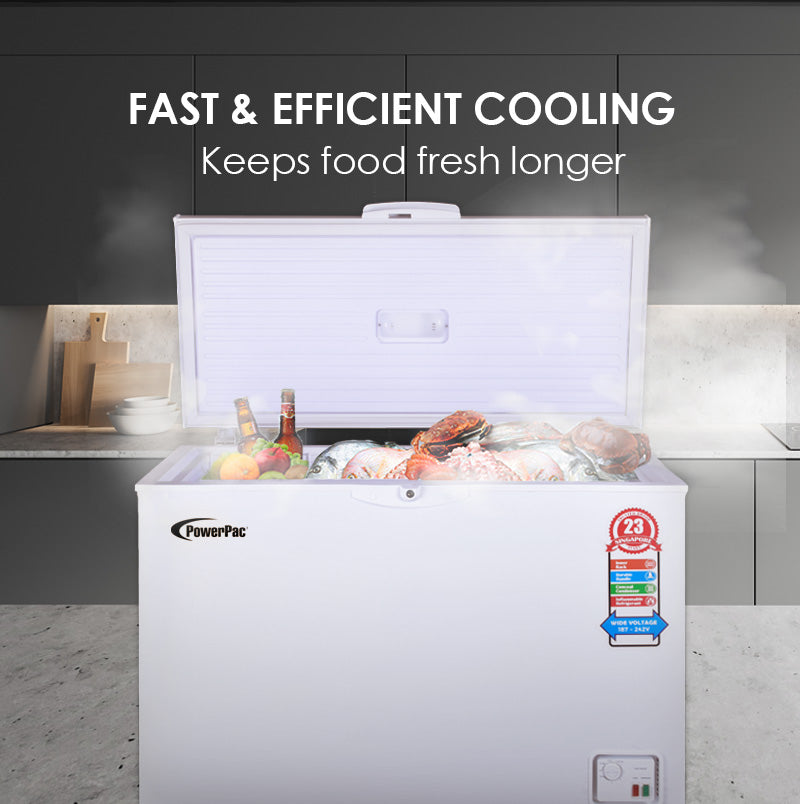 PowerPac Chest Freezer 250L PPFZ250 – JAPAN HOME SINGAPORE
