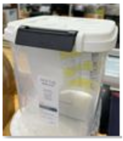 5kg Plastic Rice Bucket