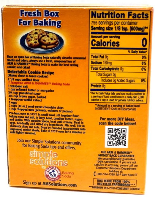 Arm & Hammer Baking Soda 454g #48553