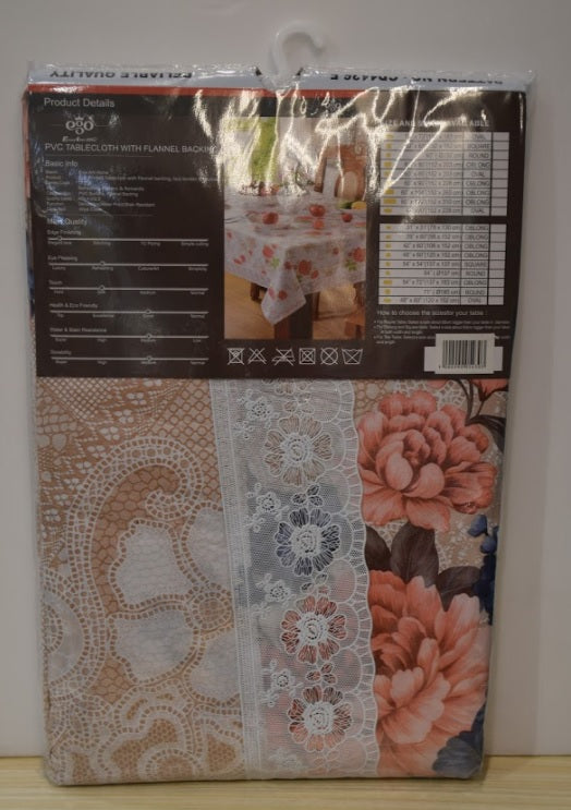 EGO Table Cloth With Lace - Rectangle