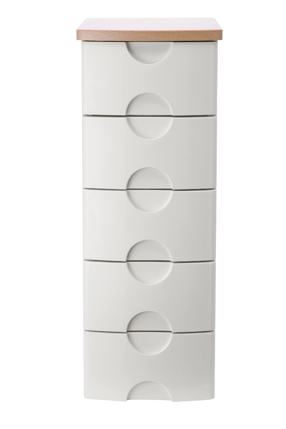 Japan Home 5-Tier Wood Top Cabinet