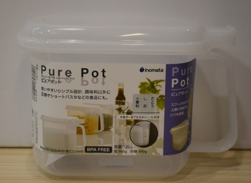 Inomata Plastic cooking powder pot #1911