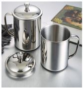 304 Stainless Steel Mug with Cover