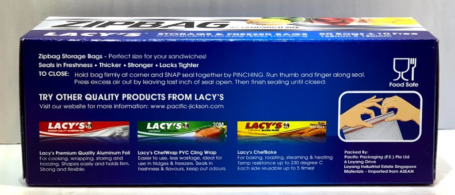 Lacy Zipbag Sandwich 50s