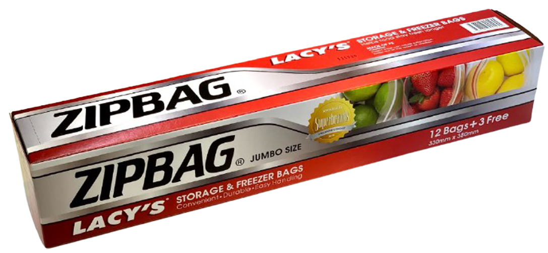 Lacys Zipbag 330*380*0.06mm