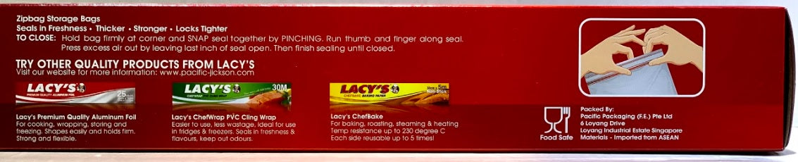 Lacys Zipbag 330*380*0.06mm