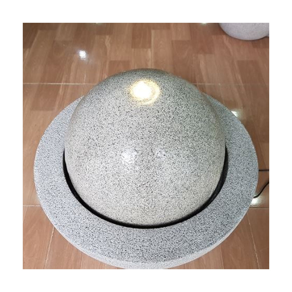 Gaya Granite 57/77 Round Water Fountain - Granite Grey