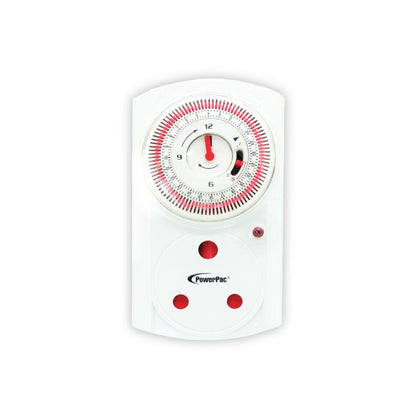 MECHANICAL 24HRS TIMER PLUG FOR 15A PLUG
