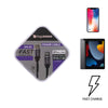 DIGIMOMO Type C/MFI 60W Fast Charging PD 2M Cable (Black) - For IPhone, IPad, etc