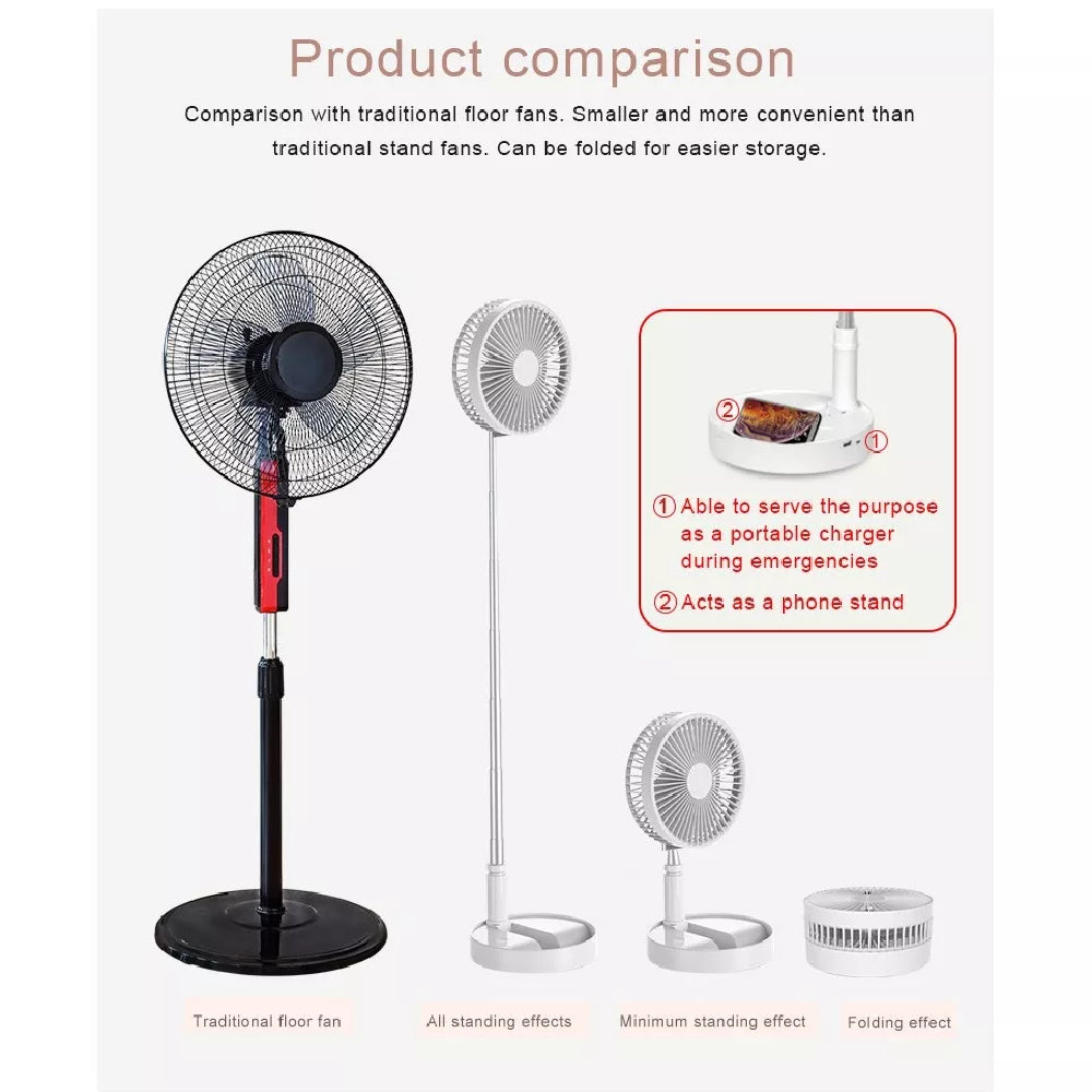 Matsusho Foldable & Telescopic Portable Fan