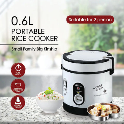 PowerPac Mini Rice Cooker 0.6L PPRC09