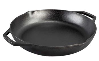 Lodge Cast Iron Chef Collection 14 Inch/ 35.56cm Dual Handle Skillet