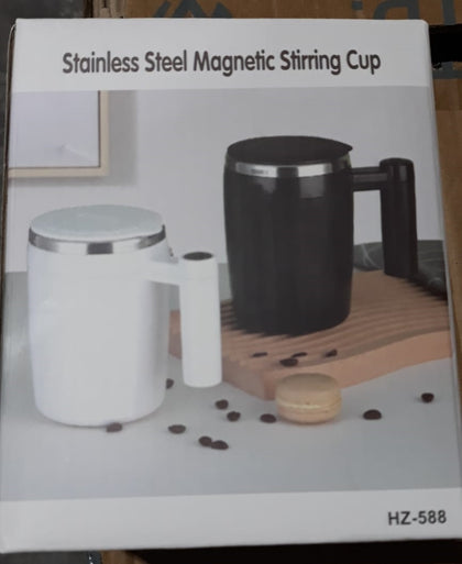 316 Stainless Steel Self Stirring Mug 380ml*Black/White