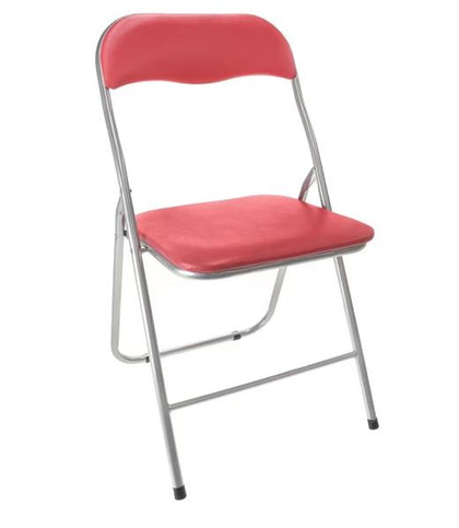 JAPAN HOME Folding Chair Red 44*45*80cm  #MTC211016 (Bundle of 2)