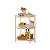 3-Tier Rectangular Storage Rack – Compact Organizer (34 x 22 x 46 cm)