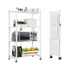Foldable Metal Rack 4-Tier Storage Shelf – 71 x 34 x 120cm | Space-Saving Organizer