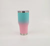 Colorful 304 SS Tumbler w Straw 1200ml