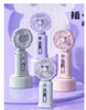 2 In 1 USB Handheld Fan With Powerbank 5000mAh#CF911 ( White/Pink/Purple) (Assorted color will be deliver)